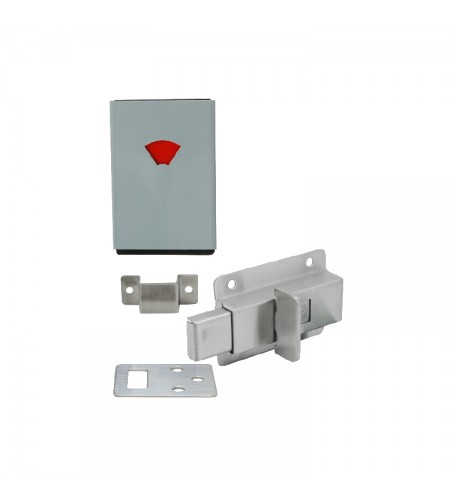 Square lock with color indicator