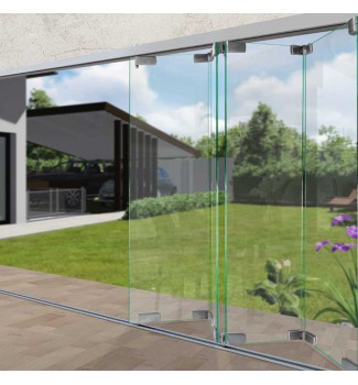 Bi Folding Glass System Vetroglass, Sliding Glass Door Wall System
